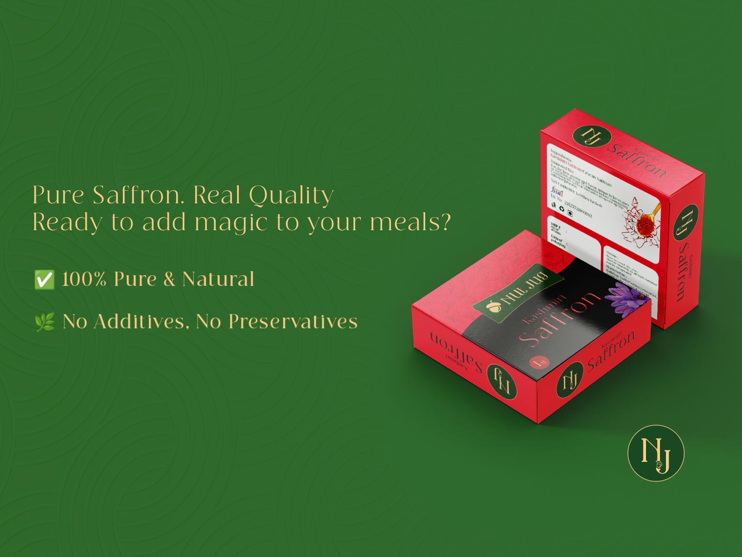 NUTJUG Kashmiri saffron 1g