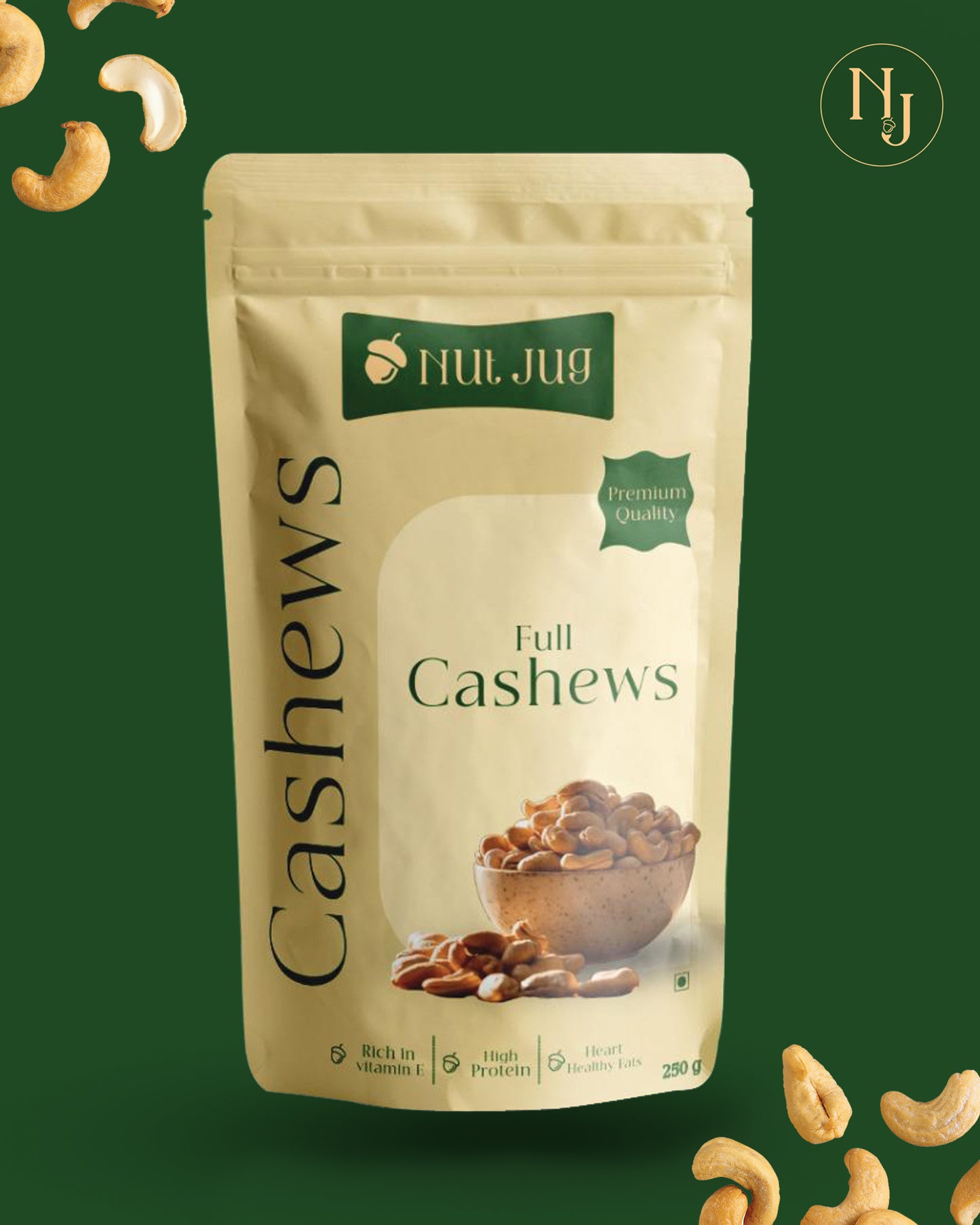 NUTJUG Cashew full 250g
